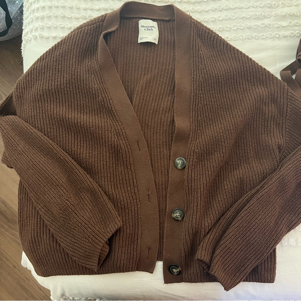 Abercrombie Cardigan/Tank Set
